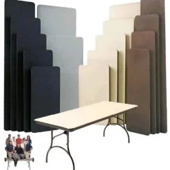 MityLite ABS Plastic Rectangle Folding Tables^ Folding