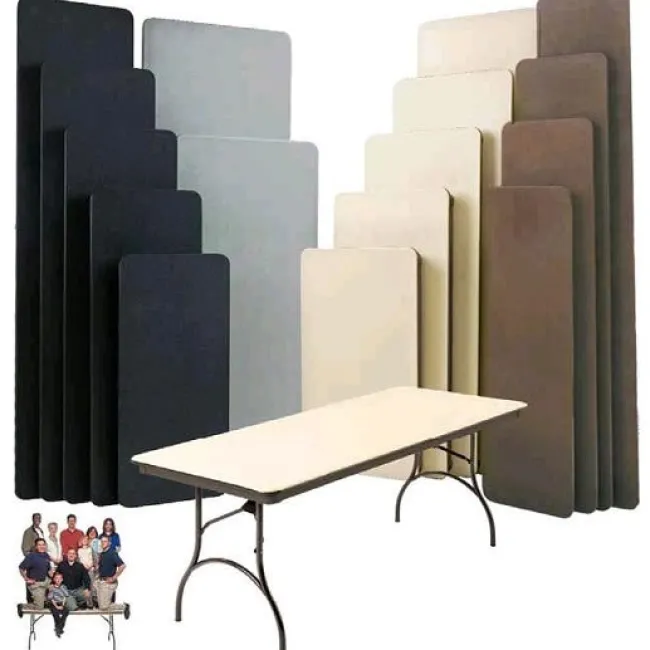 MityLite ABS Plastic Rectangle Folding Tables^ Folding