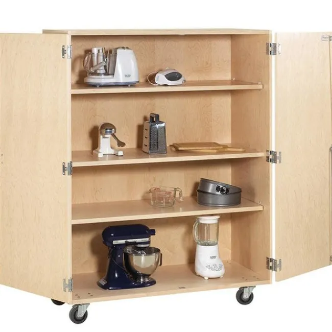 Diversified Spaces Access Wood Mobile Storage Cabinet^ Mobile Cabinets|Workshop & Tool Cabinets