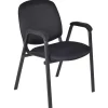 Regency Office Products Ace 2125 Padded Stacking Arm Chair by Regency^ Reception & Waiting Room|Padded Stack Chairs