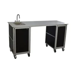 Monsam ADA-Compliant Portable Science Lab Workstation with Single Basin Sink^ Science Workstations|Ada & Wheelchair