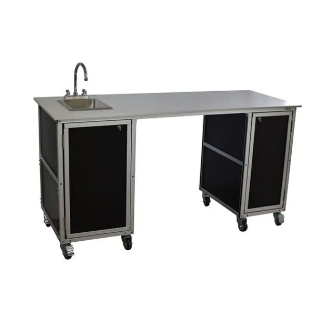 Monsam ADA-Compliant Portable Science Lab Workstation with Single Basin Sink^ Science Workstations|Ada & Wheelchair