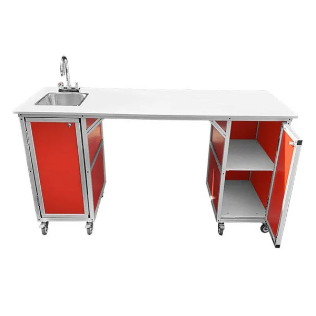 Monsam ADA-Compliant Portable Science Lab Workstation with Single Basin Sink^ Science Workstations|Ada & Wheelchair