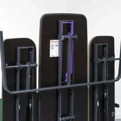 BioFit ADA Fold & Roll Booth w/ Low Partition & Extendable Lift^ Ada & Wheelchair Desks|Cafeteria Booths