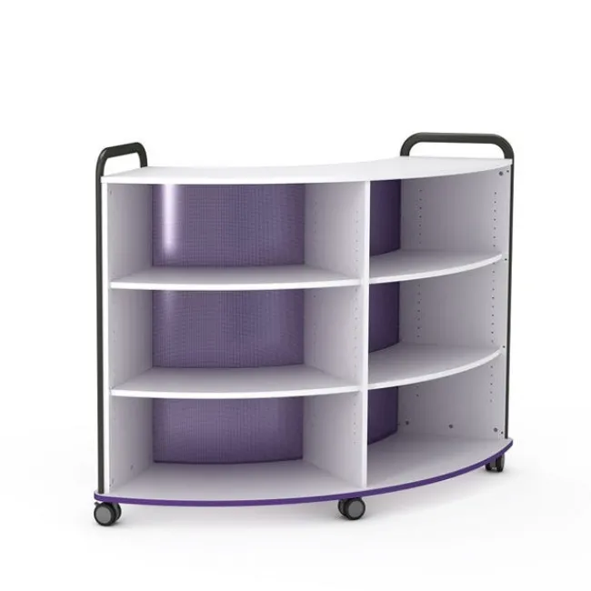 Paragon A&D Crossfit Sweep Curved Mobile Shelving^ Mobile Cabinets