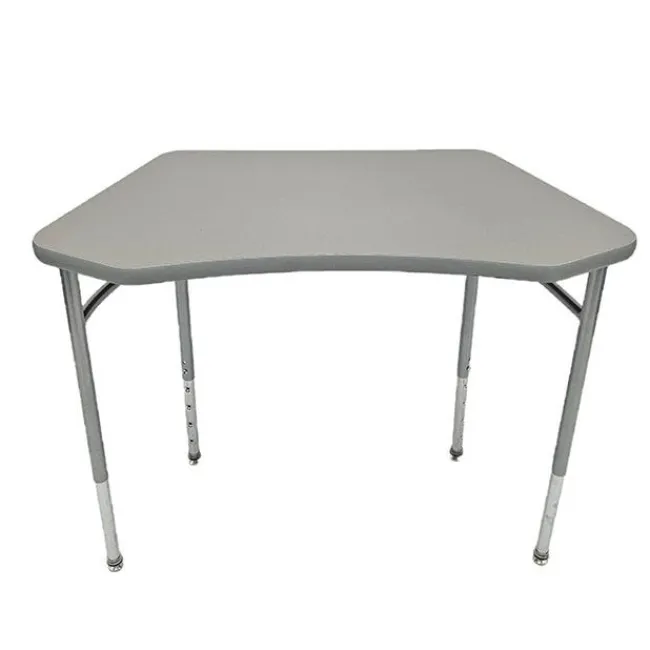 Columbia Adjustable-Height ADA-Compliant Octagon Student Desk with Laminate Top - 27"-34"H^ Ada & Wheelchair Desks