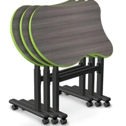Mooreco Adjustable Height Flipper Desks^ Stand-Up Student Desks|Folding