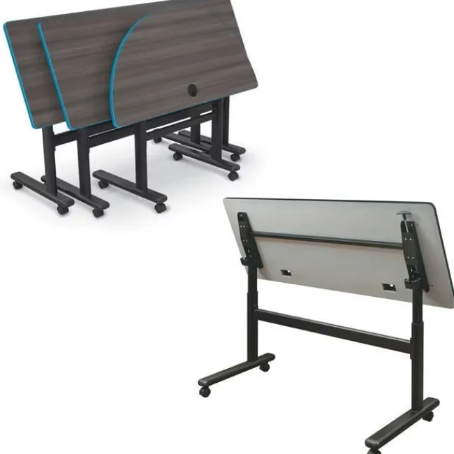 Mooreco Adjustable Height Flipper Folding Tables^ Training & Seminar|Folding