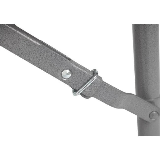 National Public Seating Adjustable Height Fold In Half Plastic Folding Table - 24"D x 48"L x 22"-35"H^ Folding