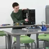Smith System Adjustable Planner Studio Stainless Steel Top Table^ Makerspace & Shop