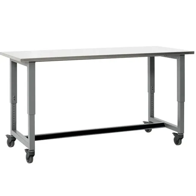 Smith System Adjustable Planner Studio Stainless Steel Top Table^ Makerspace & Shop