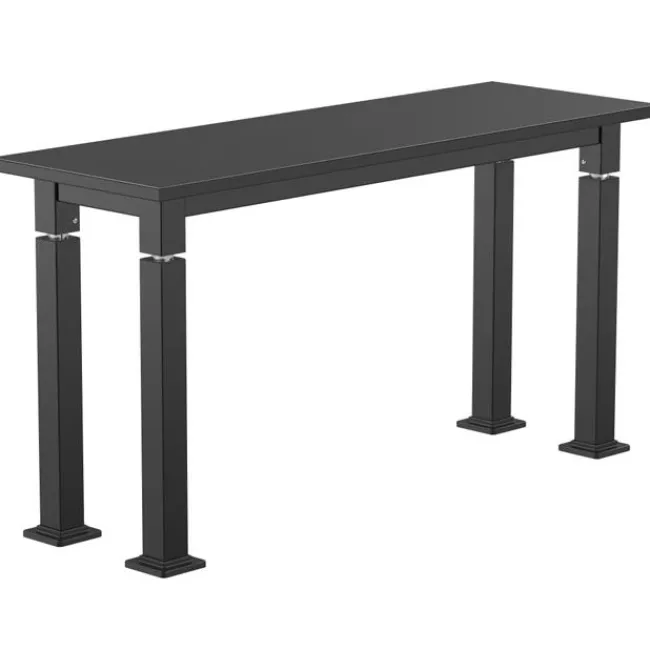 National Public Seating Aero-Lift Table with Chemical Resistant Top (18'' x 54'')^ Science|Science Tables