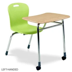 Virco Agile Mobile Combo Desk w/ Sage Shell^ Combo Chair Desks