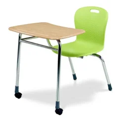 Virco Agile Mobile Combo Desk w/ Sage Shell^ Combo Chair Desks