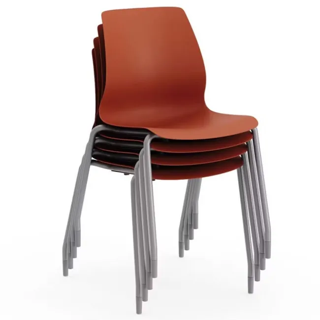 Smith System Agree Stack Chair - 18"H^ Plastic Stacking Chairs