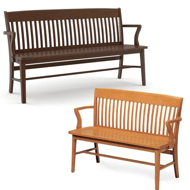 Community Americana Oak Benches by^ Benches|Wooden Chairs