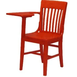 Community Americana Solid Oak Tablet Arm Chair^ Tablet Arm|Combo Chair Desks