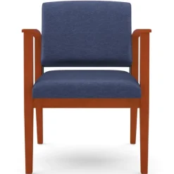 Lesro Amherst Wood Series Guest Chair W/ Arms- Standard Fabric^ Reception & Waiting Room