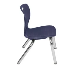 Regency Office Products Andy Indigo Stack Chair (12'' H - Pre - K)^ Plastic Stacking Chairs