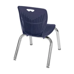 Regency Office Products Andy Indigo Stack Chair (12'' H - Pre - K)^ Plastic Stacking Chairs