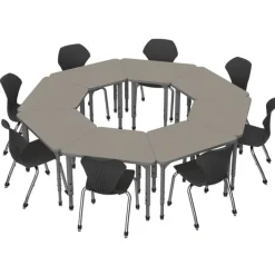 Marco Group Apex Series Trapezoid Desks^ Collaborative Desks|Dry Erase Desks