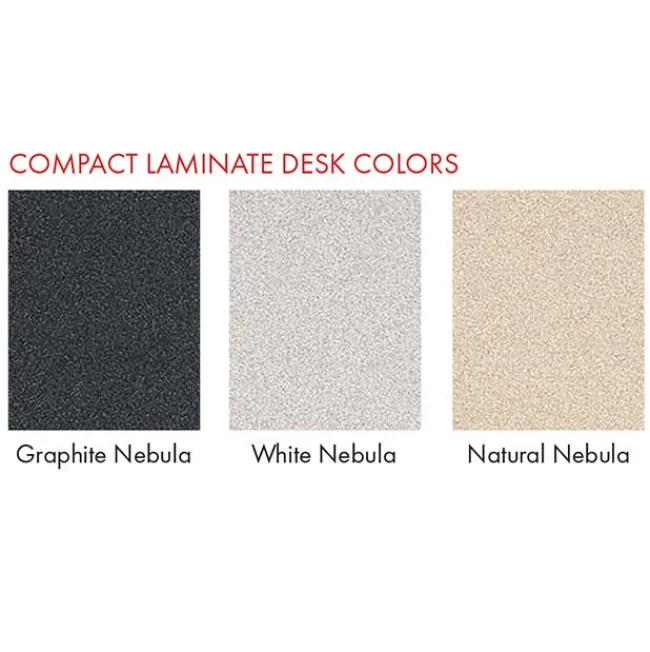 USACapitol Aptitude Jr. Executive Student Desk- Compact Laminate Top^ Jr Executive Desks