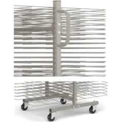 Bulman Art Drying Rack w/ 70 Trays & Casters^ Flat File & Paper Racks