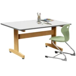Allied Artisan Wood Art Tables with Laminate Tops^ Drafting|Art Tables