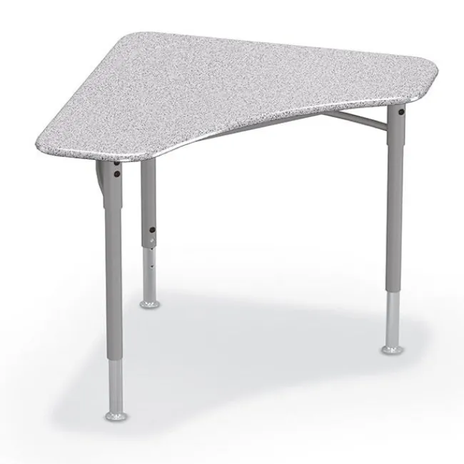 Mooreco Astute Flex Boomerang Hard Plastic Collaborative Student Desks, 2-Pack^ Collaborative Desks|Open Front School Desks