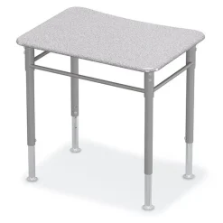 Mooreco Astute Flex Rectangle Hard Plastic Student Desk 2-Pack^ Open Front School Desks