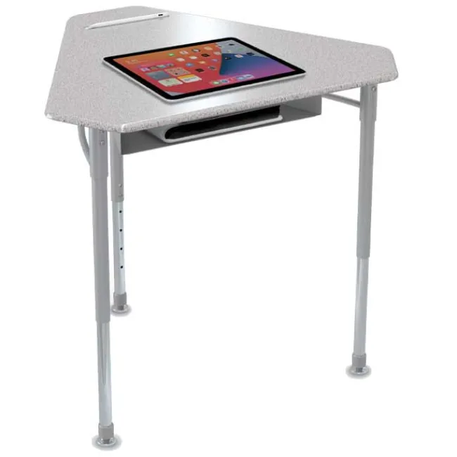 Mooreco Astute Monroe Hard Plastic Collaborative 2-Pack Student Desks^ Collaborative Desks|Open Front School Desks