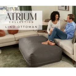 Jaxx Atrium Lino Ottoman^ Bean Bag Chairs|Soft Seating