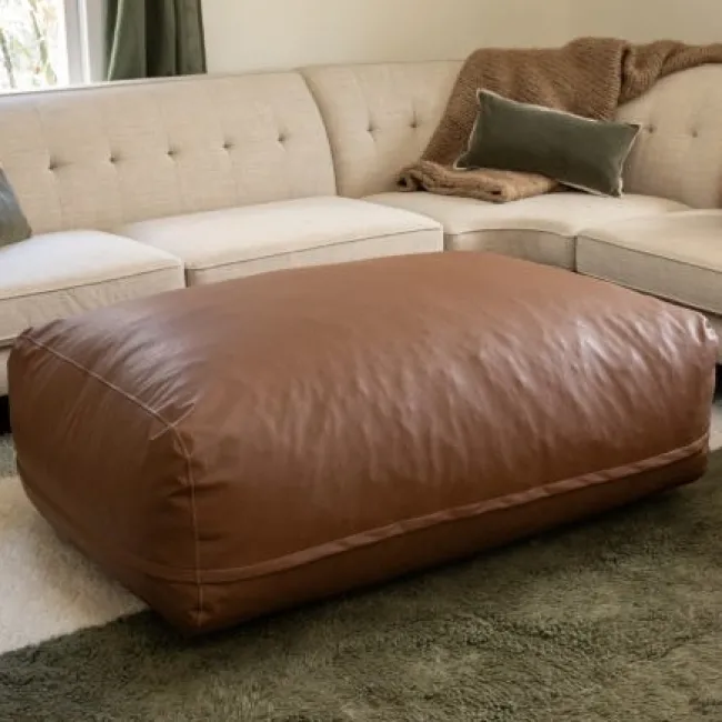 Jaxx Atrium Lino Ottoman^ Bean Bag Chairs|Soft Seating