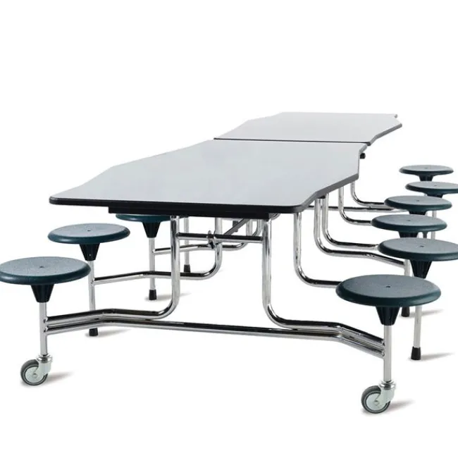 BioFit Avant Series Cafeteria Tables w/ 12 round Stools^ Cafeteria|Cafeteria Tables