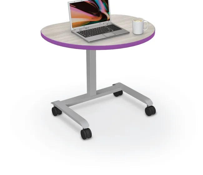 Mooreco Avid Pneumatic Conference End Desk w/ Dry Erase Top^ Stand-Up Student Desks