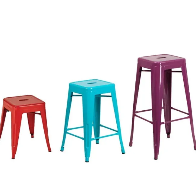 CEF Backless Metal Stools^ Stools|Stools