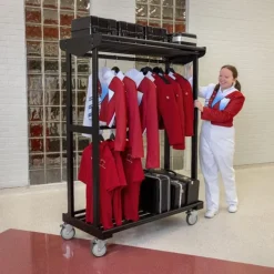 Marco Group BandStor Encore Mobile Uniform Rack^ Music & Band|Wardrobe Cabinets