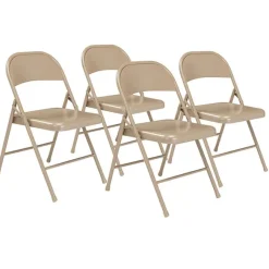 National Public Seating Basics All Steel Folding Chairs (4 Pack)^ Folding Chairs