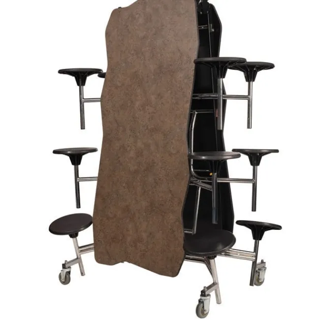 National Public Seating Bedrock Mobile Stool Tables^ Cafeteria|Cafeteria Tables