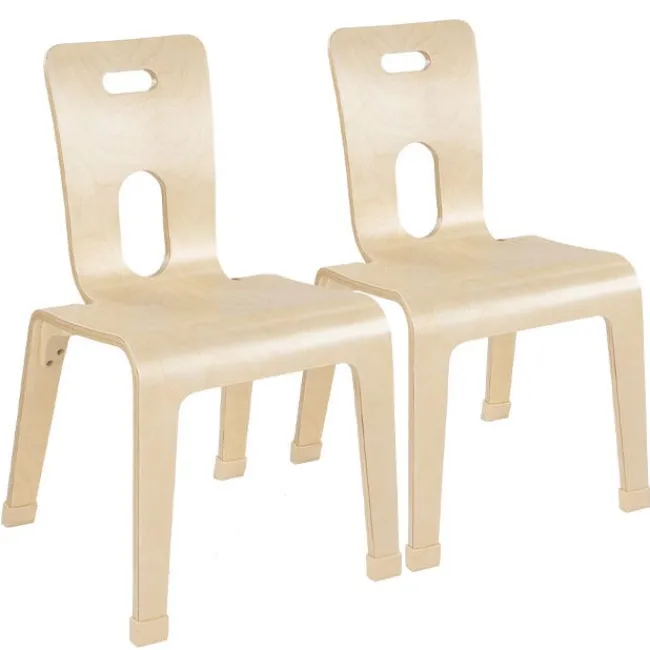 Wood Designs Bentwood Chair Set of 2 (16'' H - 2nd - 4th)^Kids Wooden Chairs|Kids Chairs