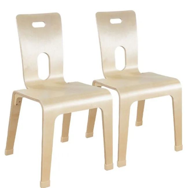 Wood Designs Bentwood Chair Set of 2 (18'' H - 5th-Adult)^Kids Wooden Chairs|Kids Chairs