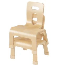 Wood Designs Bentwood Chair Set of 2 (8' H - 1-2 Years)^Kids Wooden Chairs|Kids Chairs
