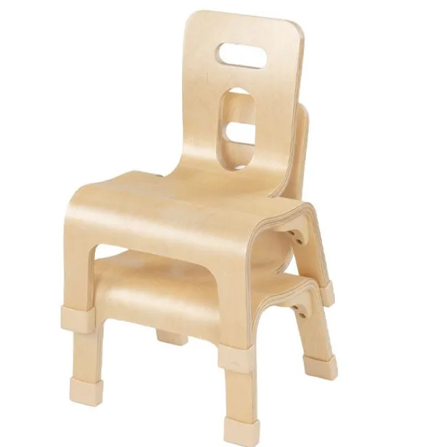 Wood Designs Bentwood Chair Set of 2 (8' H - 1-2 Years)^Kids Wooden Chairs|Kids Chairs