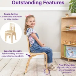 Wood Designs Bentwood Teacher's Chairs (Set of 2)^Kids Wooden Chairs|Kids Chairs