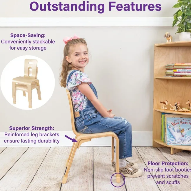 Wood Designs Bentwood Teacher's Chairs (Set of 2)^Kids Wooden Chairs|Kids Chairs