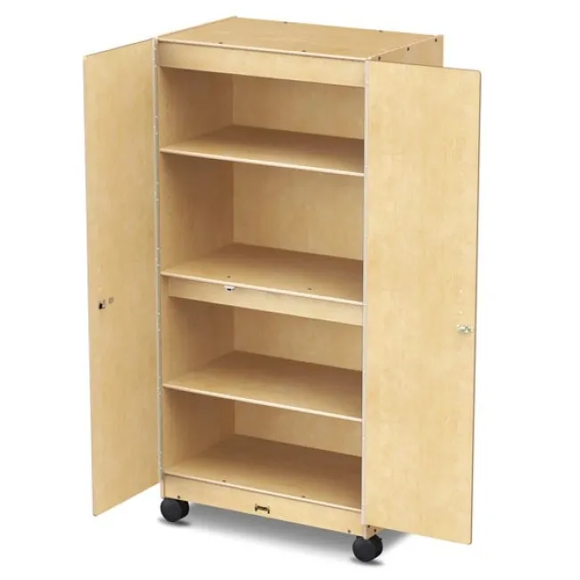 Jonti-Craft Birch Mobile Storage Cabinets^ Mobile Cabinets