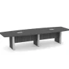 OfficeSource Boat Shaped Conference Tables w/ Elliptical Base^ Conference