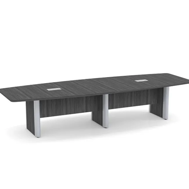 OfficeSource Boat Shaped Conference Tables w/ Elliptical Base^ Conference