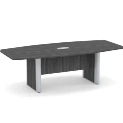 OfficeSource Boat Shaped Conference Tables w/ Elliptical Base^ Conference