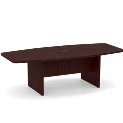 OfficeSource Boat Shaped Conference Tables w/ Slab Base^ Conference